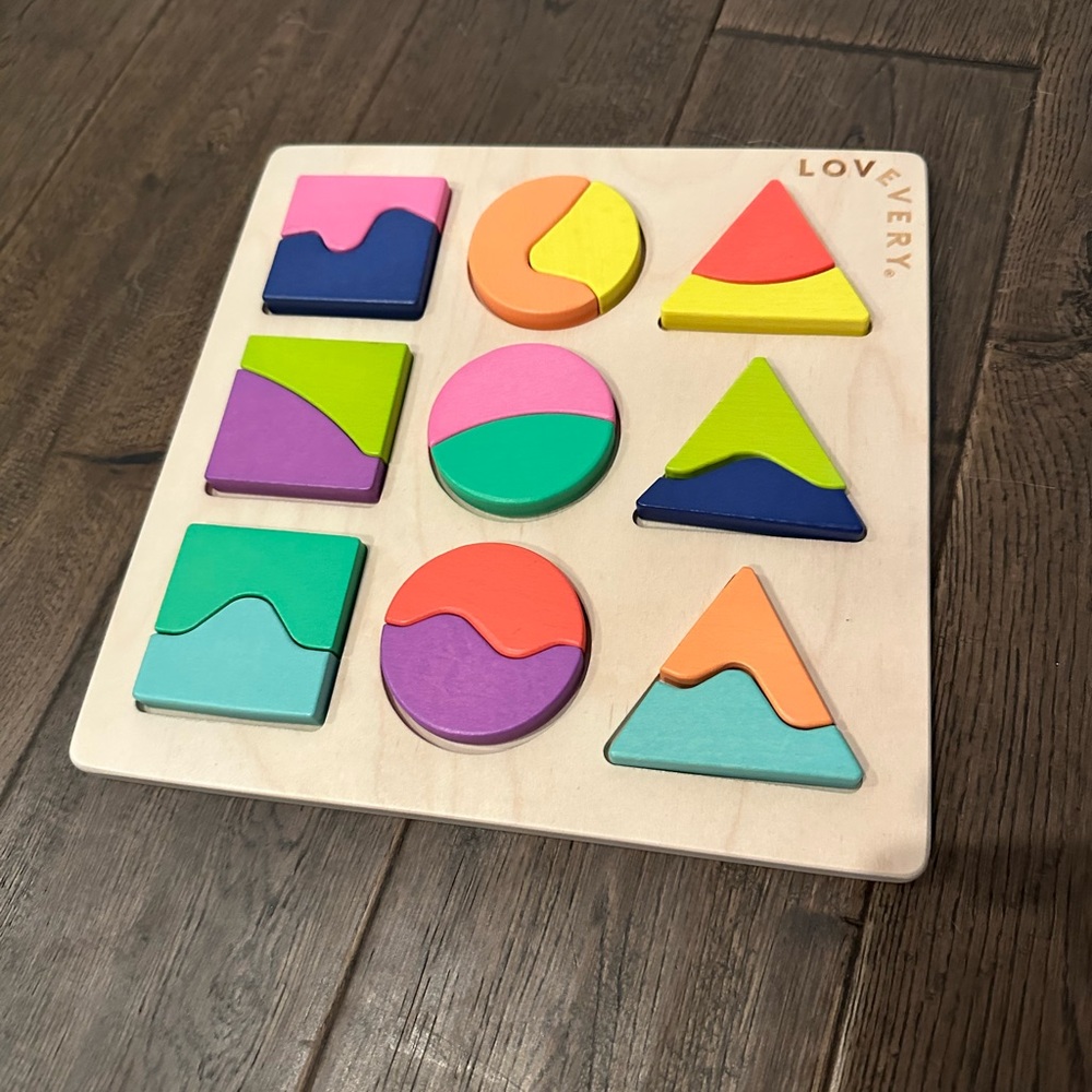 Lovevery Land and Sky Two Part Puzzleboard